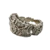 Bague contemporaine du 20ème siècle en or 18 kt avec diamants 9 unités