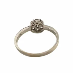 Bague contemporaine du XXe siècle en or 18 carats avec diamants