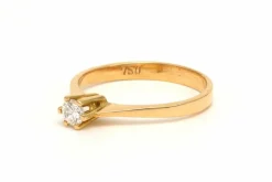 Bague Contemporaine or jaune diamant