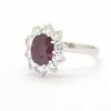 Bague contour avec rubis du Mozambique