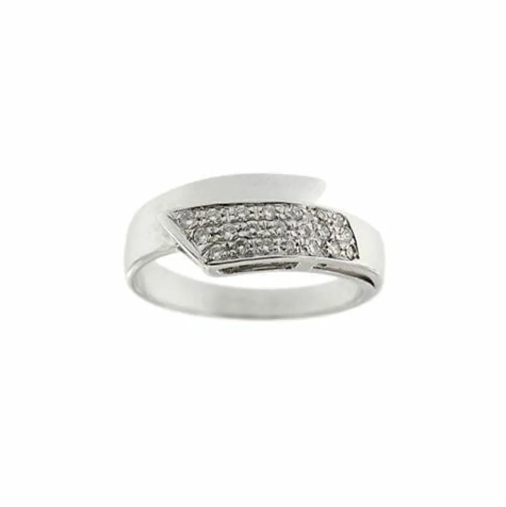 Bague Contrarié avec diamants
