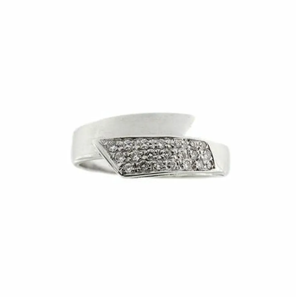 Bague Contrarié avec diamants