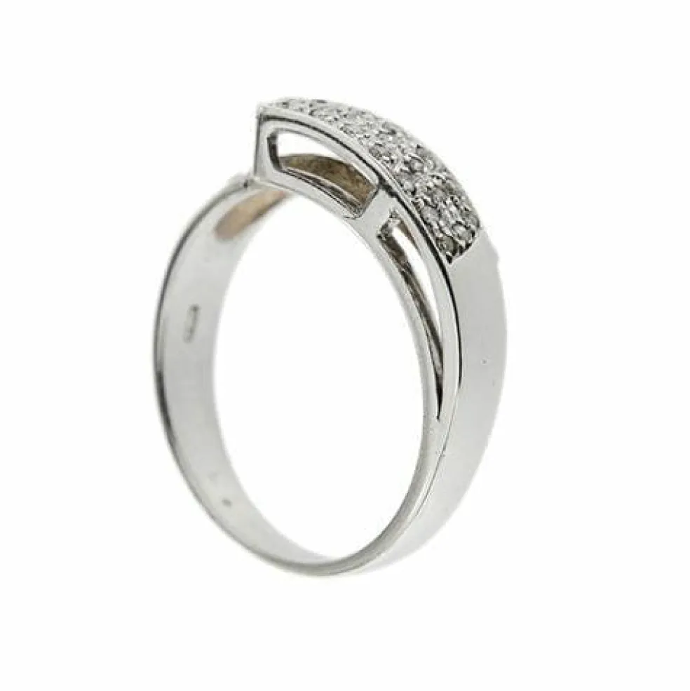 Bague Contrarié avec diamants