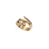 Bague contrarié avec serpent