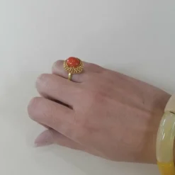 Bague corail