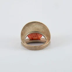 Bague Corail Argent