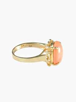 Bague Corail Peau d'Ange