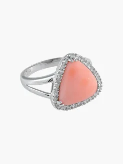Bague Corail Peau d'Ange