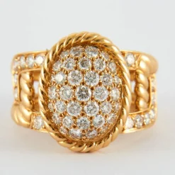 Bague Corde Diamants