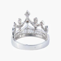 Bague Couronne Diamants