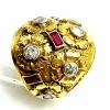 Bague Cozzolino diamants et rubis