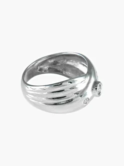 Bague Croisée Or blanc Diamants