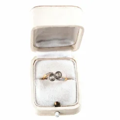 Bague croisée Or Diamant