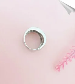 Bague Croisée Saphirs Diamants