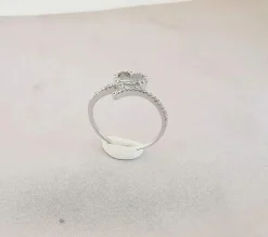 Bague Cœur en Or blanc & Diamants