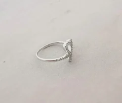 Bague Cœur en Or blanc & Diamants