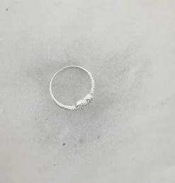 Bague Cœur en Or blanc & Diamants