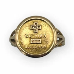 Bague d'amour "+ qu'hier - que demain"
