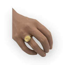 Bague d'amour "+ qu'hier - que demain"