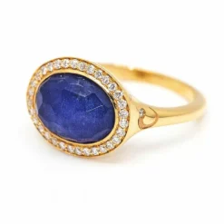 Bague DANZE avec Saphir et Diamant