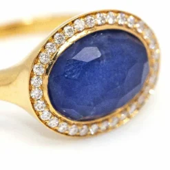 Bague DANZE avec Saphir et Diamant