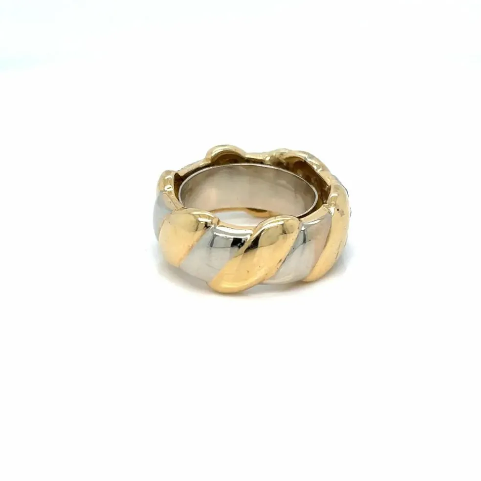 Bague David Webb Or jaune Diamants
