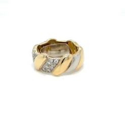 Bague David Webb Or jaune Diamants