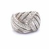BAGUE DÉCO' EN OR BLANC 18 KT - 15 g
