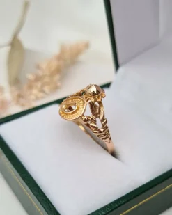 Bague Décor végétal