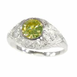 Bague de fiançailles Art Déco