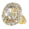 bague de fiançailles diamant taille rose