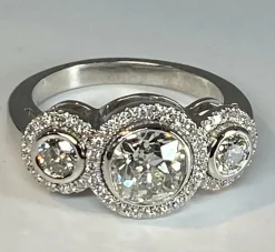 Bague de fiançailles, diamants