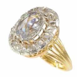 bague de fiançailles diamant taille rose