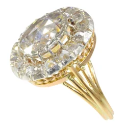 bague de fiançailles diamant taille rose