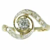 Bague de fiançailles en diamant