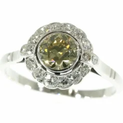 Bague de fiançailles en diamant