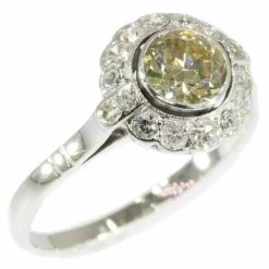Bague de fiançailles en diamant