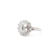 Bague de fiançailles platine diamants