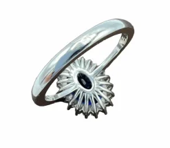 Bague de fiançailles saphir naturel certifié 3,27 carats