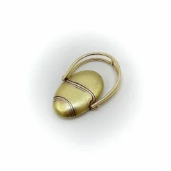 Bague de galets mokume en or Carrie Adell vintage