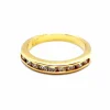 Bague Demie alliance Or jaune Diamant