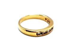 Bague Demie alliance Or jaune Diamant