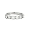 Bague demi-tour or et diamants