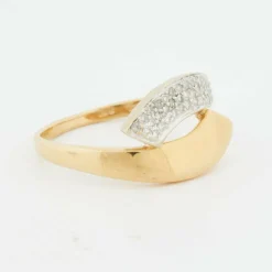Bague Deux Ors - Diamants