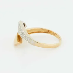 Bague Deux Ors - Diamants