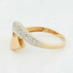 Bague Deux Ors - Diamants