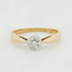 Bague Deux Ors et Diamants