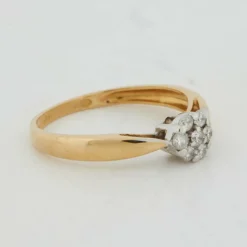 Bague Deux Ors et Diamants