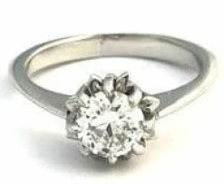 Bague diamant 0,78 carat