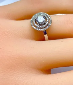 Bague Diamant 0,70 carat couleur E